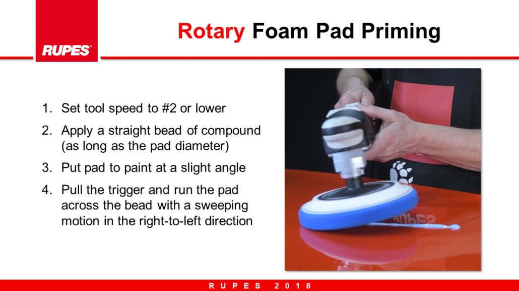 How to Prime RUPES Polishing Pads RUPES USA